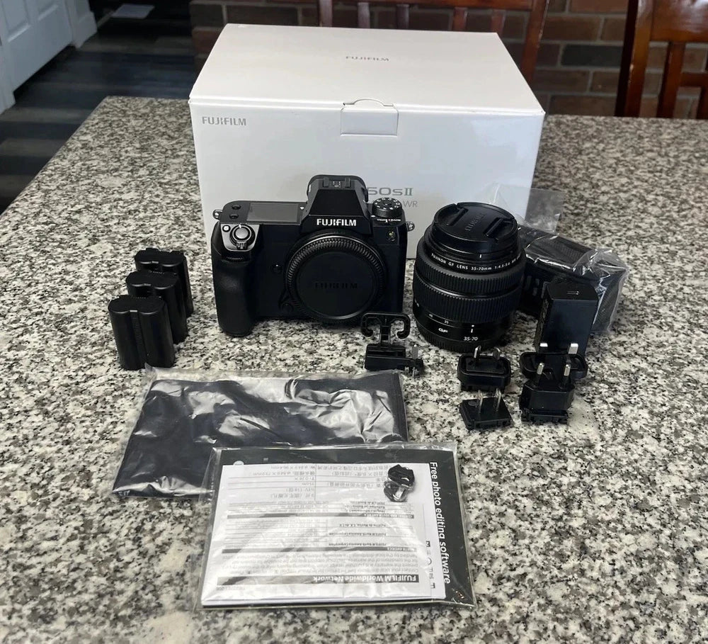 Fujifilm GFX 50S II 51.4MP Mirrorless Camera w/ FUJINON GF 35-70mm WR Lens