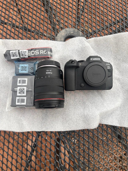 BRAND NEW Cannon Eos R6 Mark II W/RF24-105mm F4 L USM Lens Kit Included