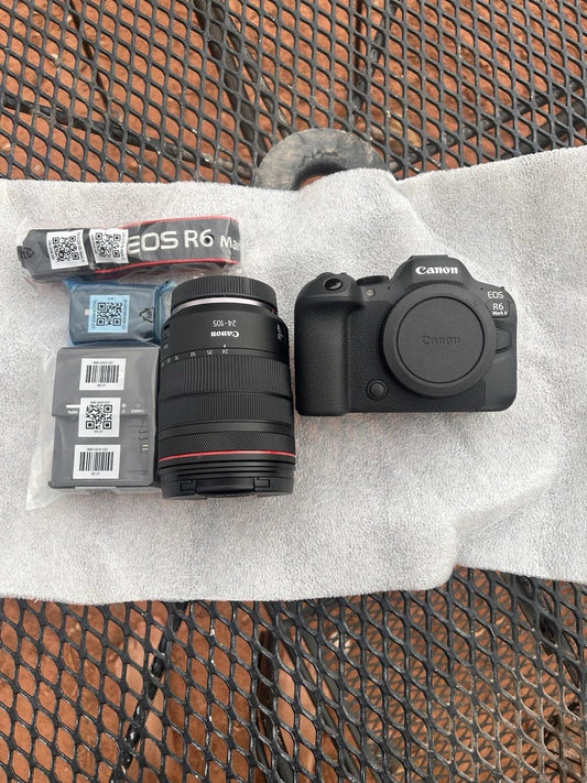 BRAND NEW Cannon Eos R6 Mark II W/RF24-105mm F4 L USM Lens Kit Included
